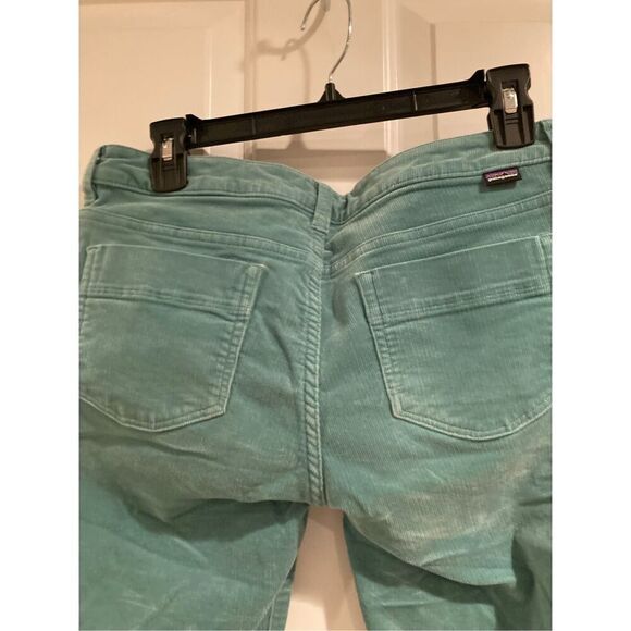 PATAGONIA Teal Green Fitted Corduroy Men’s Skinny Jeans Pants Size 29 Low Waist - Picture 3 of 15